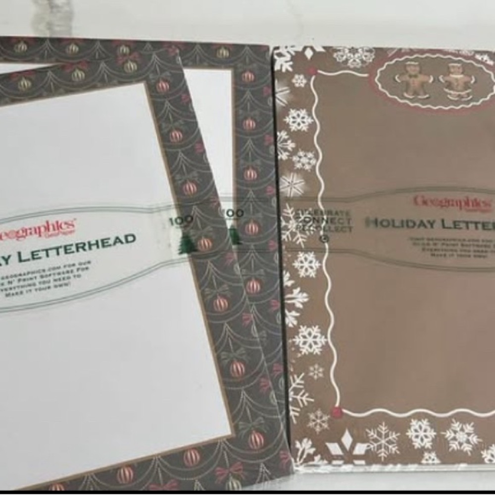 Geographics Holiday Letterhead Set
